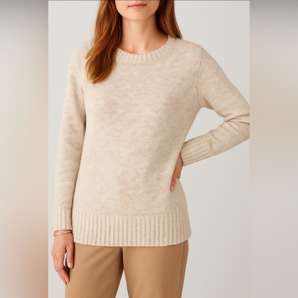 J. Jill Sweaters - J. Jill Textured Pullover Sweater with Elbow Length Sleeves Size XL
